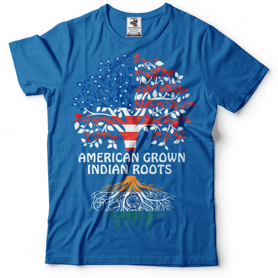 India T-Shirt Indian Roots Diaspora Patriotic Tee Shirt (2)
