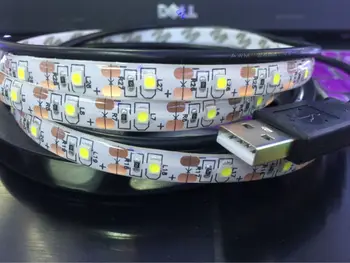 

[Seven Neon]Free shipping new TV background 5M/rool 60leds/m IP65 waterproof DC5V 3528 flexible LED SMD Strip