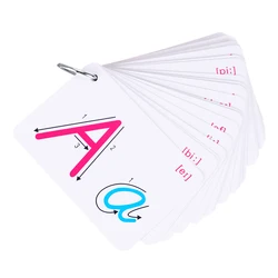 26 pièces/ensemble cartes alphabet anglais pour enfants, apprentissage des mots anglais, livre éducatif en anglais 
