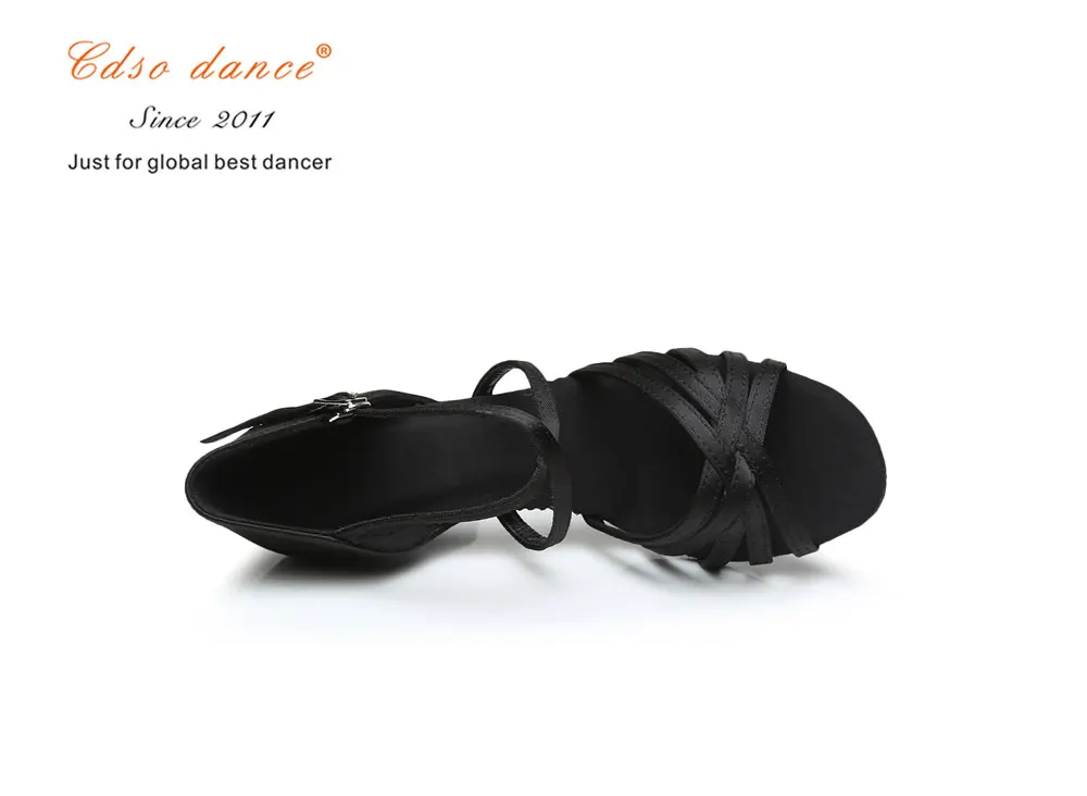 Cdso/танцевальная обувь; коллекция 288 года; атлас/ПУ искусственная кожа; высокое качество; обувь для латинских танцев для женщин/девочек/Танго и сальсы; Каблук 5,5 см/7 см