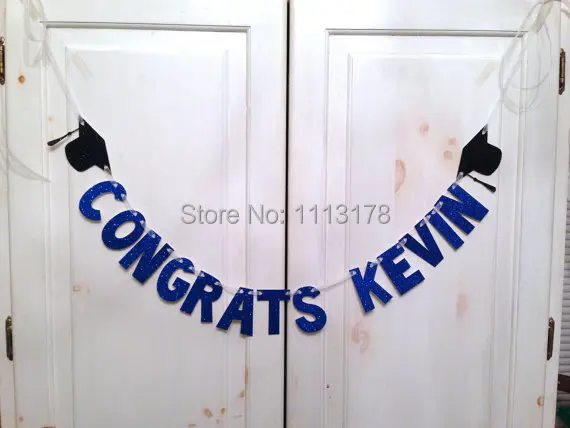 Cheap Custom Graduation Banner Graduation Photo Prop Decoration