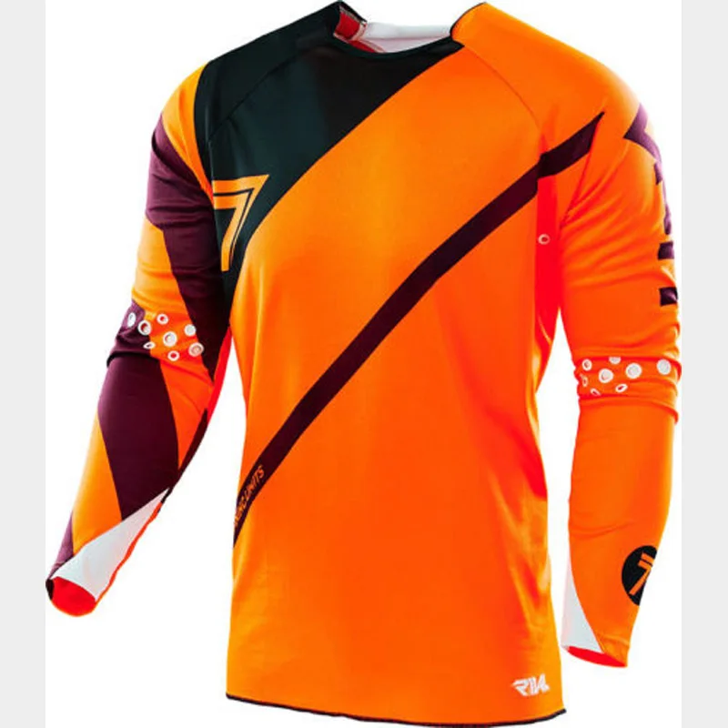 2019 Seven new style Quick dry New SEVEN Men DH MX Downhill motocross jersey motorcycle moto long sleeve off-road jersey