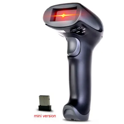 High sensitive wireless barcde reader Large capacity lithium battery laser wireless barcode scanner for Supermarkets