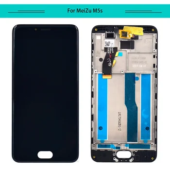 

Tested 3PCS For Meizu M5S M612H Full LCD Display Assembly Screen Glass Digitizer Complete without frame Free Shipping