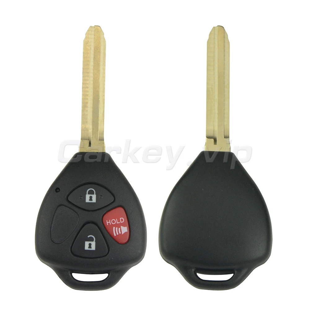 

Remotekey HYQ12BBY Remote head key 3 button 314.4Mhz with 4D67 chip TOY43 blade for Toyota Camry Corolla 2009 2010