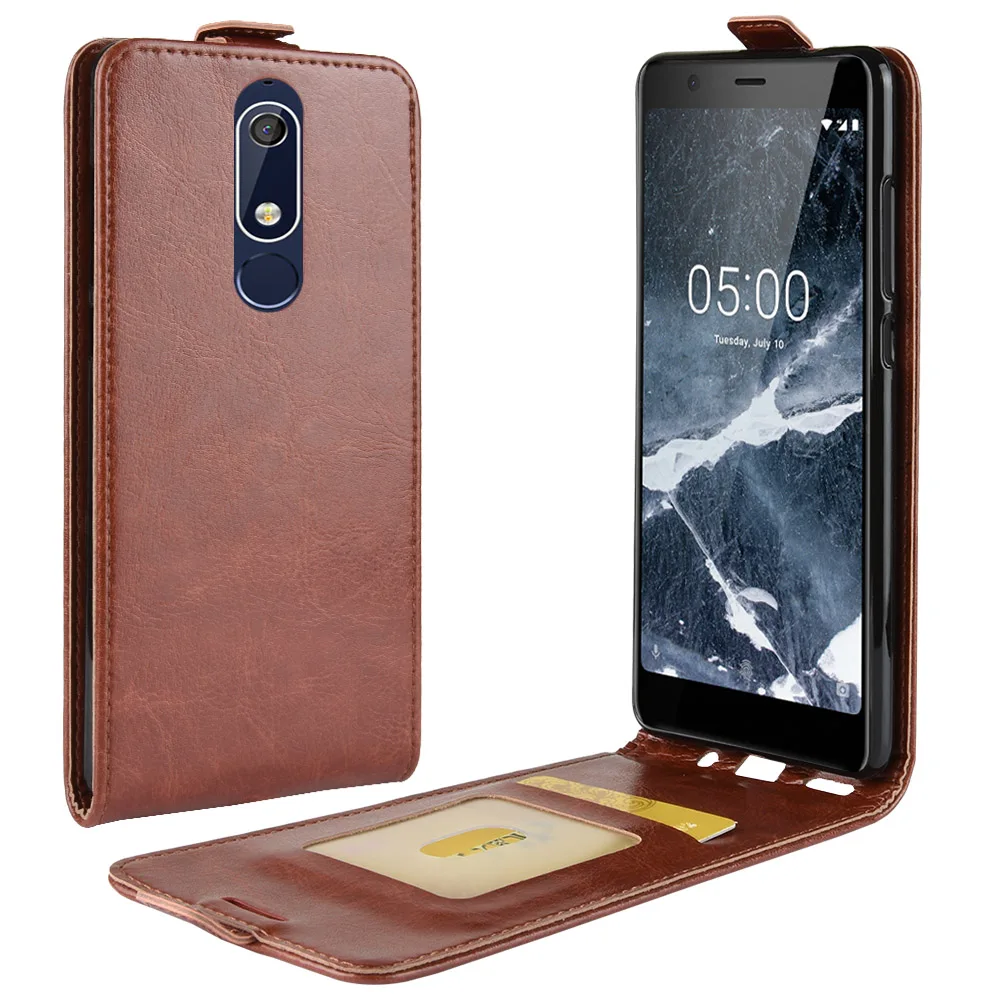 

For Nokia 5.1 Case Nokia 5 2018 Case Luxury Wallet Leather Phone Case For Nokia 5.1 TA-1061 TA-1075 A-1076 TA-1081 TA-1088 Flip