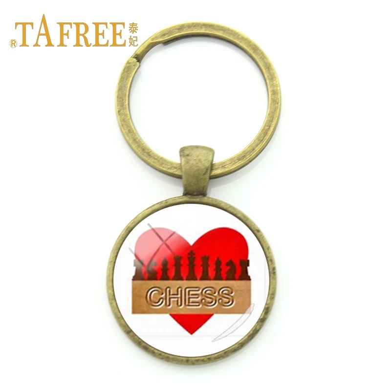 TAFREE 2017 Новый Модный шахматный брелок для мужчин женщин Подвеска шахматы ретро