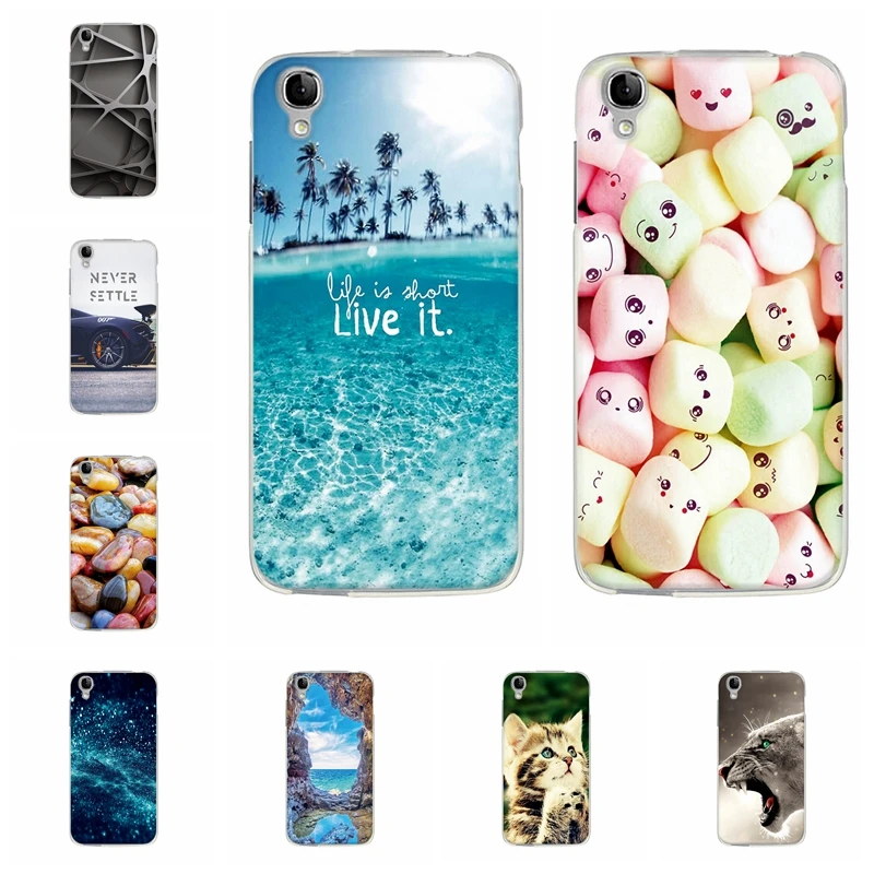 

For Alcatel One Touch Idol 3 4.7 6039 6039A 6039K 6039Y Case Soft TPU Silicone For Capa Alcatel Idol 3 Wild Wolf Pattern Cover
