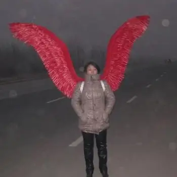 

Fashion super large size feather angel wing popular and fashion 100%high quality catwalk stage show props feather wing