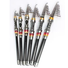 Новая телескопическая удочка 1,8-3,6 метров углеродное волокно высокого качества углеродное волокно углеродная спиннинговая удочка для морской рыбалки снасти инструменты