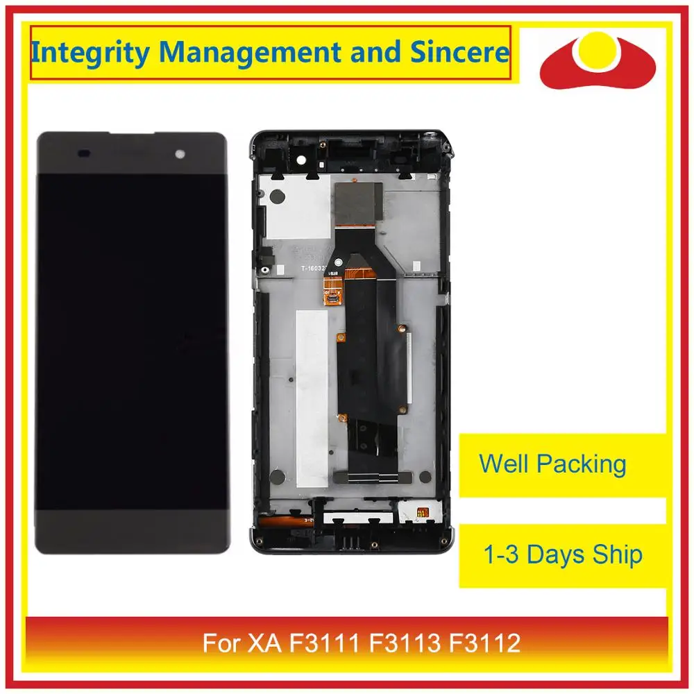 

5.0''ORIGINAL LCD For SONY Xperia XA Display Touch Screen With Frame F3111 F3113 F3112 LCD For SONY Xperia XA LCD Replacement