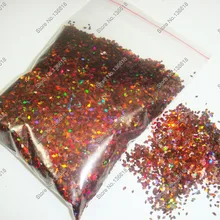 50 г-1 мм голографическая Лазерная кофейная цветная блестящая Алмазная(ромбовидная) блестка Spangle shape для украшения ногтей и блестки для рукоделия