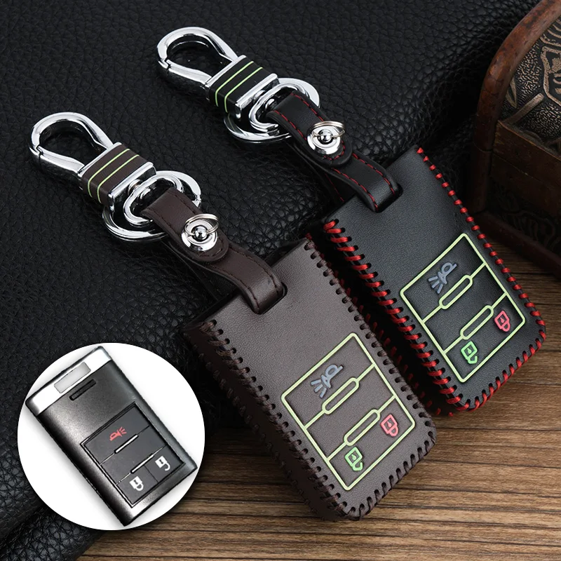 

Luminous 3 Buttons car Key Cover FOB For Chevrolet Captiva 2014 Spark Onix Volt Aveo Sonic Smart Remote Key Case Car-styling