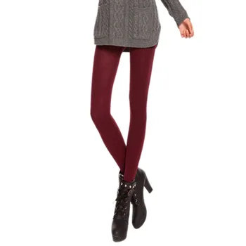 

The Latest Autumn And Winter Color Velvet Thick Warm Flannelette Trample Feet Pants With Thick Leggings Sexy Fashion ZU98