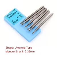 טונגסטן פלדה 6pcs נגרות נתב Bit ווד כלים גַיֶצֶת טונגסטן סגסוגת פלדה זית אמבר חריטה גילוף סכין End Mill צאנז (4)