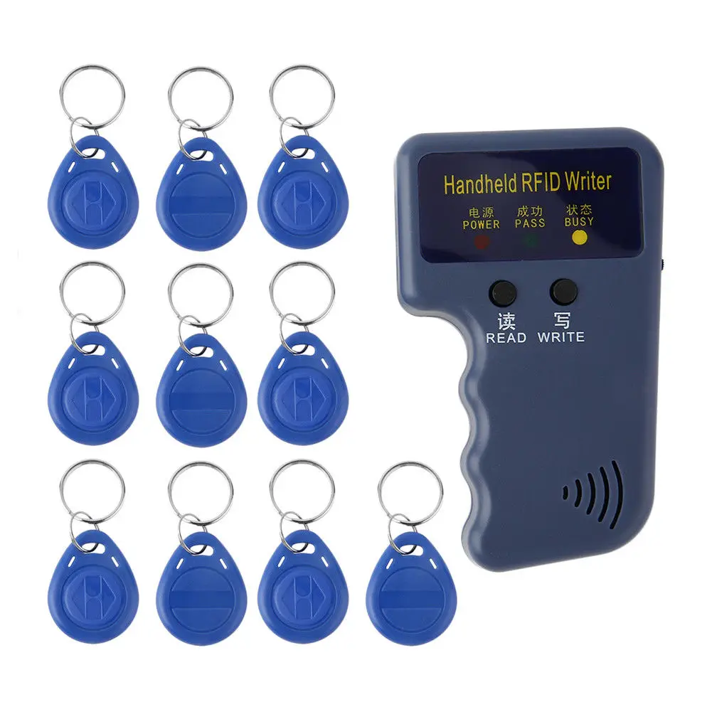 Ручной RFID Дубликатор 125 кГц записываемый программатор ID IC карт считыватель + 5