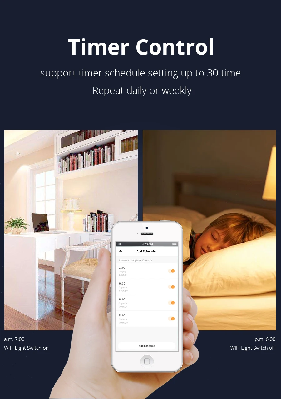 Baratos US AU 1 Gang 2 Gangs 3 Gangs interruptor de pared Wifi trabajo con Alexa directamente Control remoto de casa inteligente Control de Panel de luz a través de la aplicación