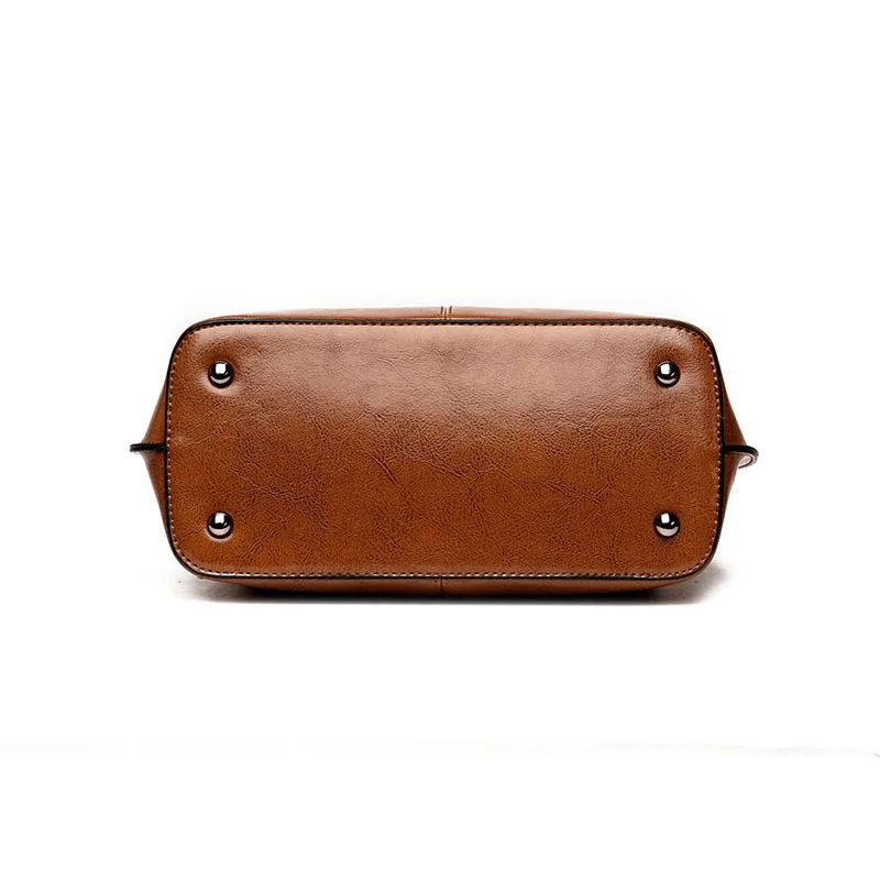2019 moda feminina médio bolsa de couro