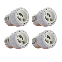 4x E27 к GU10 Светодиодный светильник адаптер гнездо адаптер лампа конвертер белый