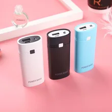 Mi ni портативный внешний аккумулятор без батареи Внешний аккумулятор 18650 USB колоннар зарядное устройство для телефона внешний аккумулятор для Xiaomi mi iPhone X Note 8