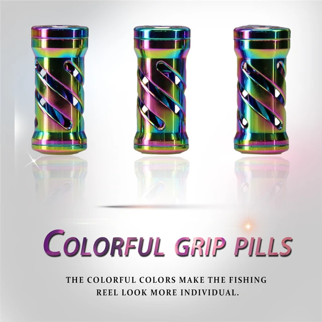 Best Price Fishing Reel Parts DIY Modified Colorful Grip For Shimano/Daiwa/Abu Reels Fishing Wheel holding pill Modification accessories Best Price Fishing Reel Parts DIY Modified Colorful Grip For Shimano/Daiwa/Abu Reels Fishing Wheel holding pill Modification accessories