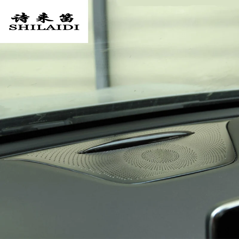 Автомобильный Стайлинг аудио динамик приборная панель громкий динамик крышка наклейка Накладка для Mercedes Benz A GLA CLA класс W176 X156 C117 аксессуары