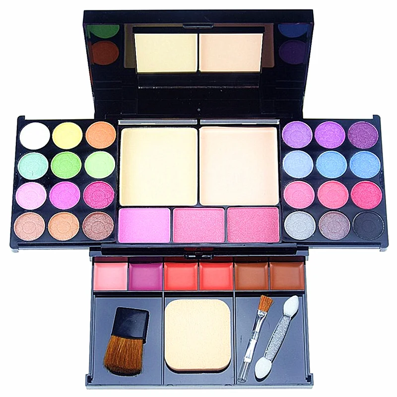 

35 Color Makeup Kits Quality Professional Makeup Set 24 Color Eyeshadow Cosmetics Sets Lip Gloss Blush Make Up Brush Kits