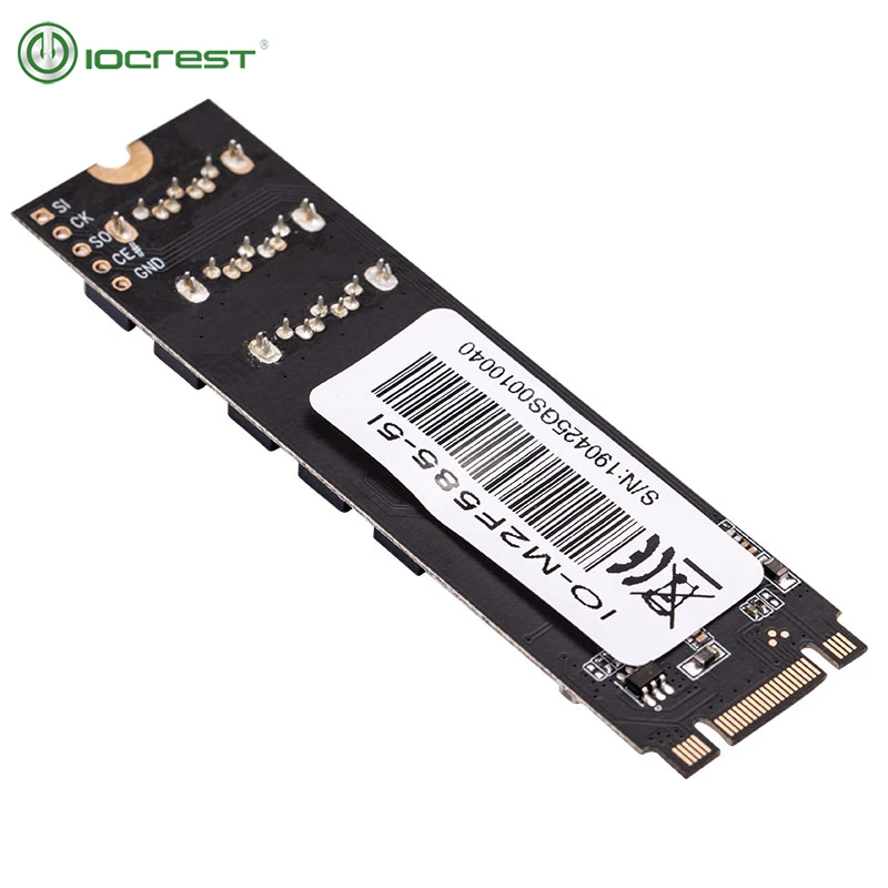 Адаптер IOCREST M.2(PCIe 3,0) на 5 портов SATA III 6G ssd с кабелем sataIII