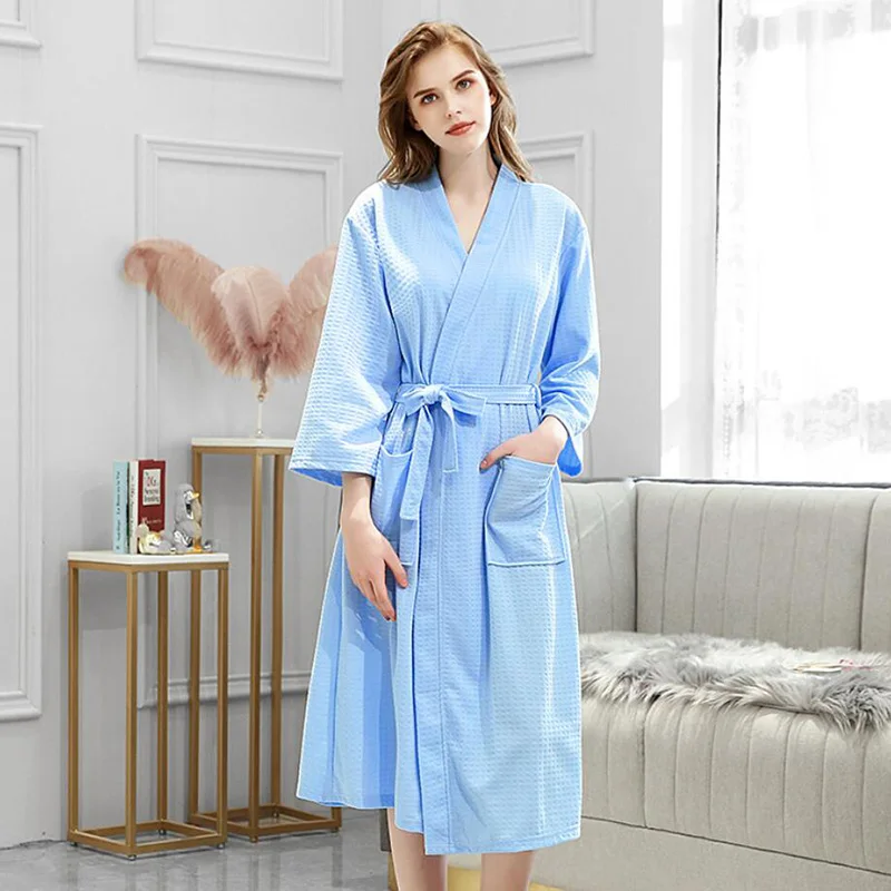 Couple thin swimsuits water absorption and quick-drying solid color men and women home service nightgown free shipping