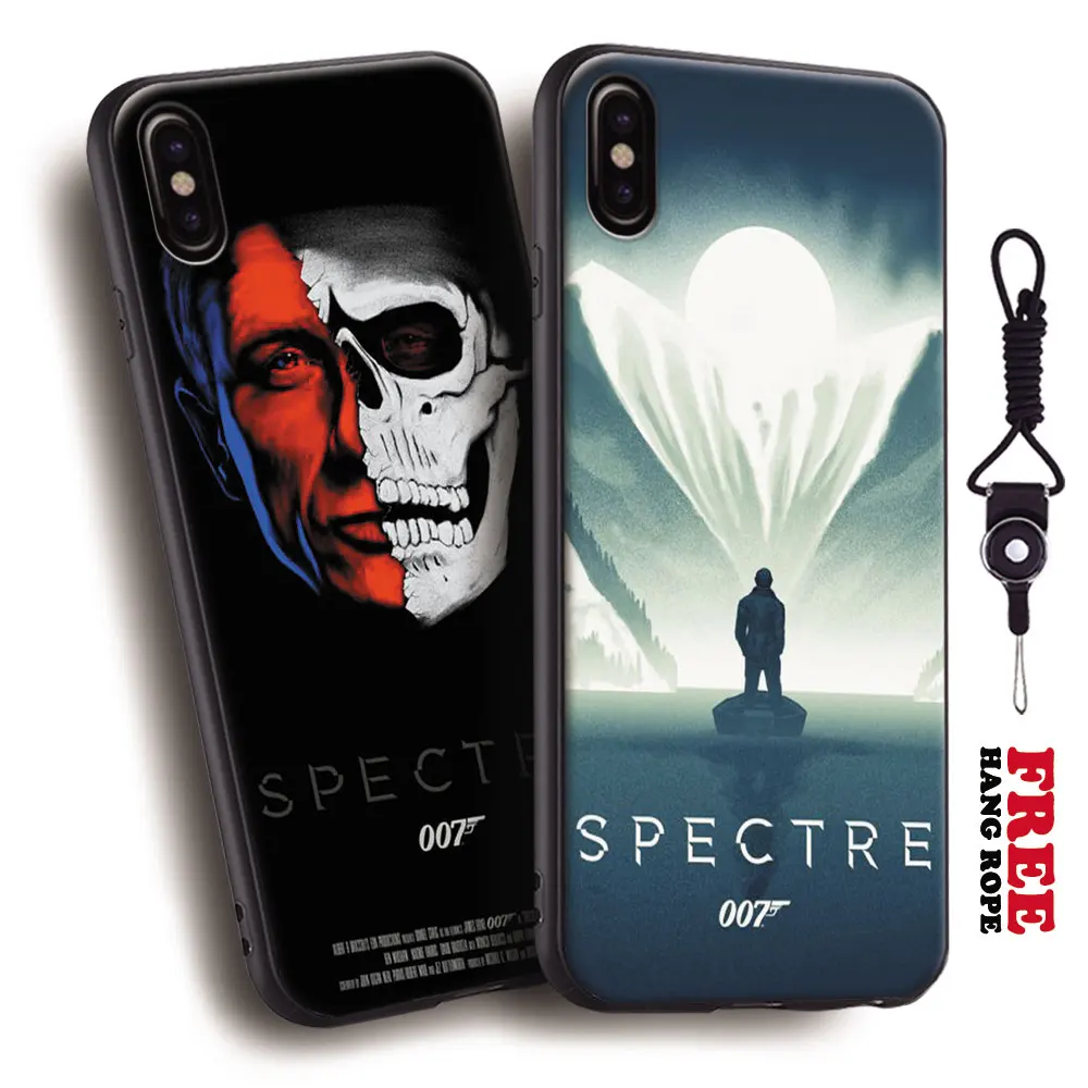 

Spectre james bond 007 movie poster Tpu Soft Silicone Phone Case Cover Shell For Apple iPhone 10 X 5 5s SE 6 6s 7 8 Plus