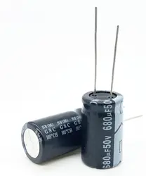 50 V 680 мкФ 13*20 Алюминиевый электролитический конденсатор 680 мкФ 50 V