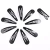 (10 pieces/lot) Cute Drop Shape Black Hairpin For Girls Electroplate Metal Barrettes Bobby Pin Women Hair Clips 4 Sizes ► Photo 3/5
