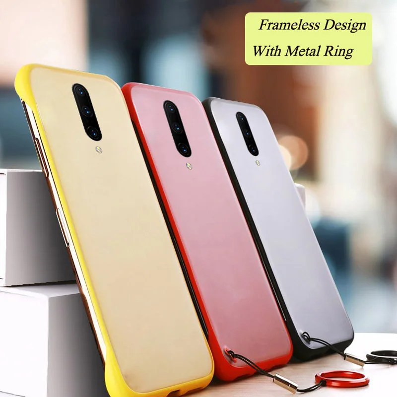 

Phone Case For Oneplus 7 Pro Ultra-thin Matte Luxury Back Shell Transparent For Oneplus 7 Frameless Cover Transparent Case