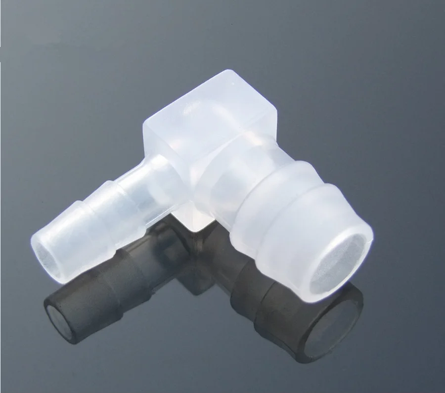 1pcs PE L Type Reducer Union Diameter Water Pipe Joint K613 Hose To