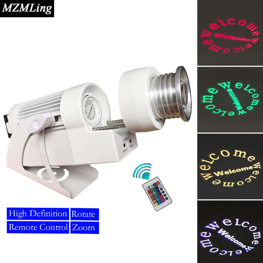 

60w RGBW 4-In-1 Colorful High Definition Logo Light Rotate Projection & ZOOM Light DJ /Bar /Party /Show /Stage Light