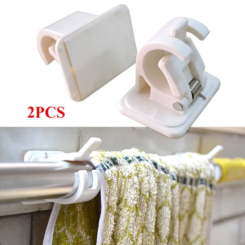 Hang Lever Clamp Kitchen Self Adhesive Shelf 2pcs Waterproof Hang Lever Clamp Kitchen Self Adhesive