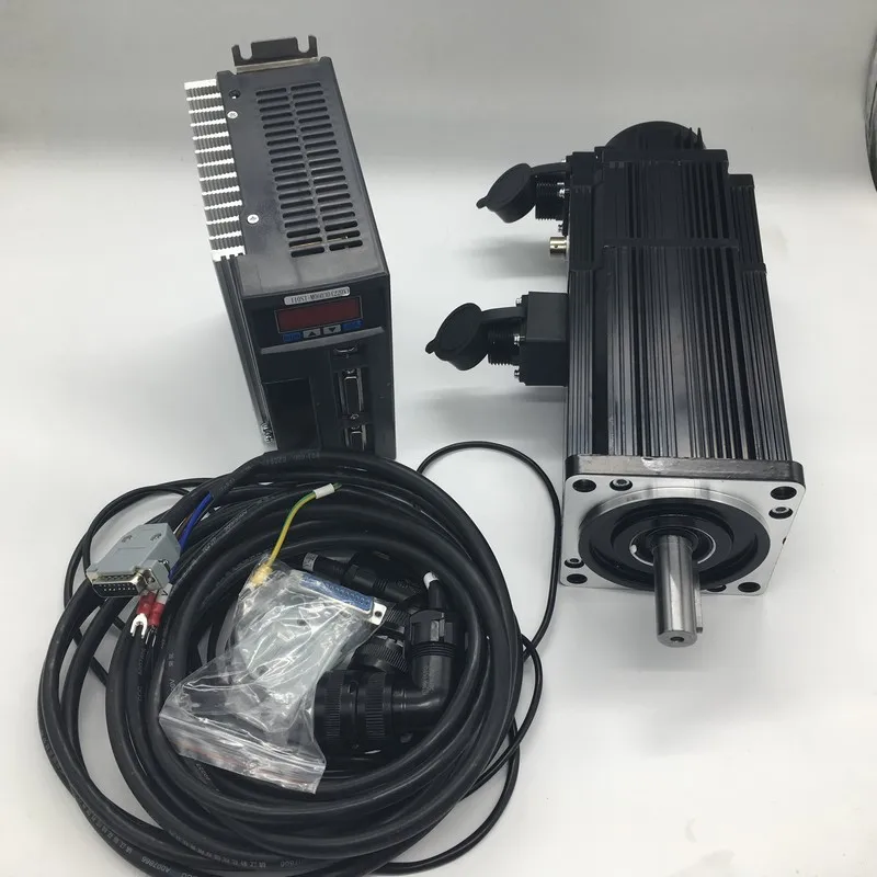 

380V 1.2KW NEMA42 4NM 1200W 3000R/Min AC Servo Kits CNC constant torque MODbus communication RS485 RS232 with 2Year Warranty