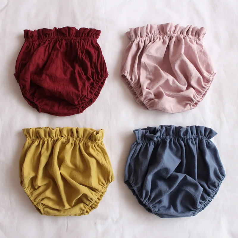 

Newborn Infant 1-5Y Toddler Girls Summer Cotton Shorts Casual Spring Children Clothing Baby Girls Clothes Shorts Big PP Shorts