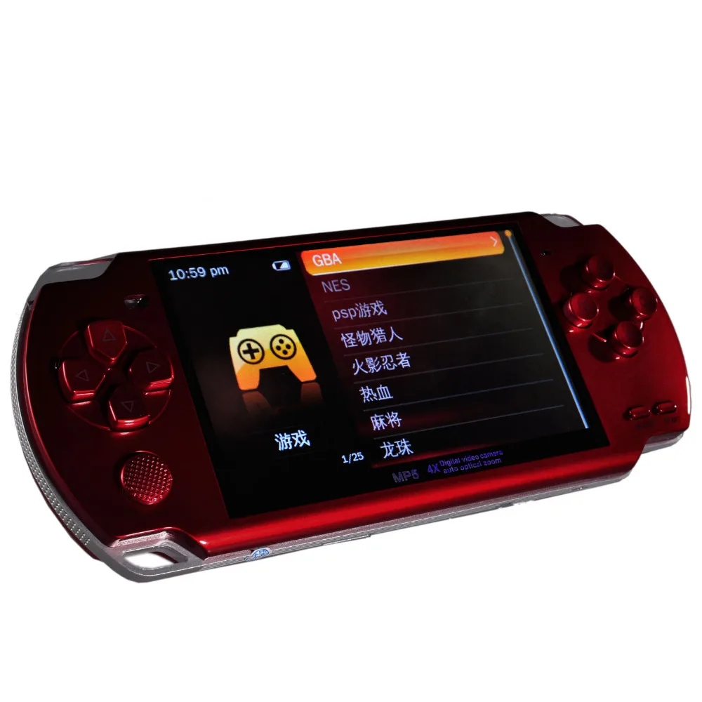 New MP4 MP5 Portable Multimedia Player With Digital Video Camera Auto Optical Zoom and TF Card Slot(TF Card NOT Included)