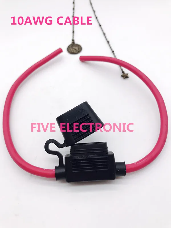 M # автоматический блок предохранителей с кабелем 10AWG/12AWG/14AWG/16AWG/18AWG бесплатным