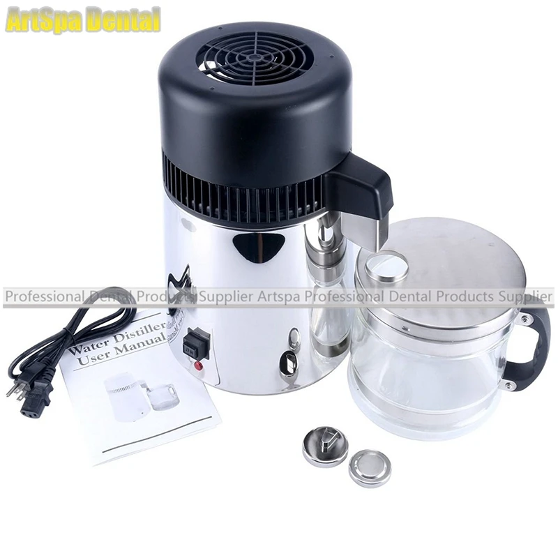 4L 304 Portable electric pure dental water distiller Distilled water
