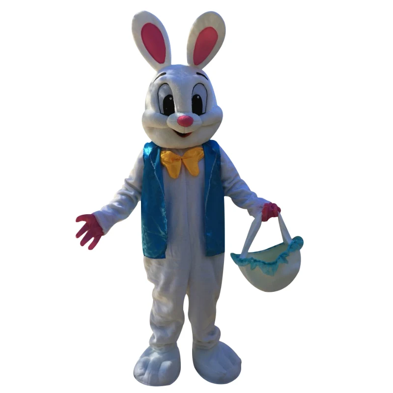 

Sell Like Hot Cakes Professional Easter Bunny Mascot costume Bugs Rabbit Hare Adult Free shipping