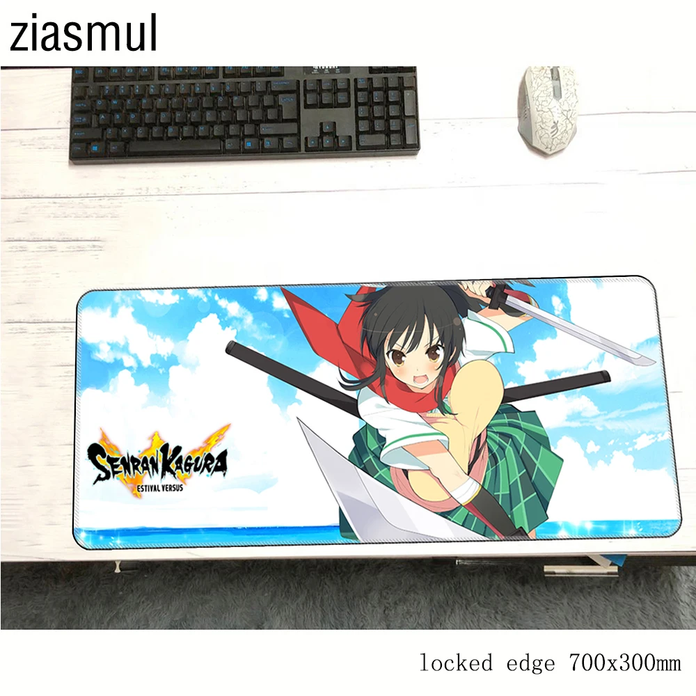 Senran kagura padmouse 700x300x2 мм игровой коврик для мыши locrkand геймер компьютерный стол высококлассный коврик notbook коврик для мыши ПК