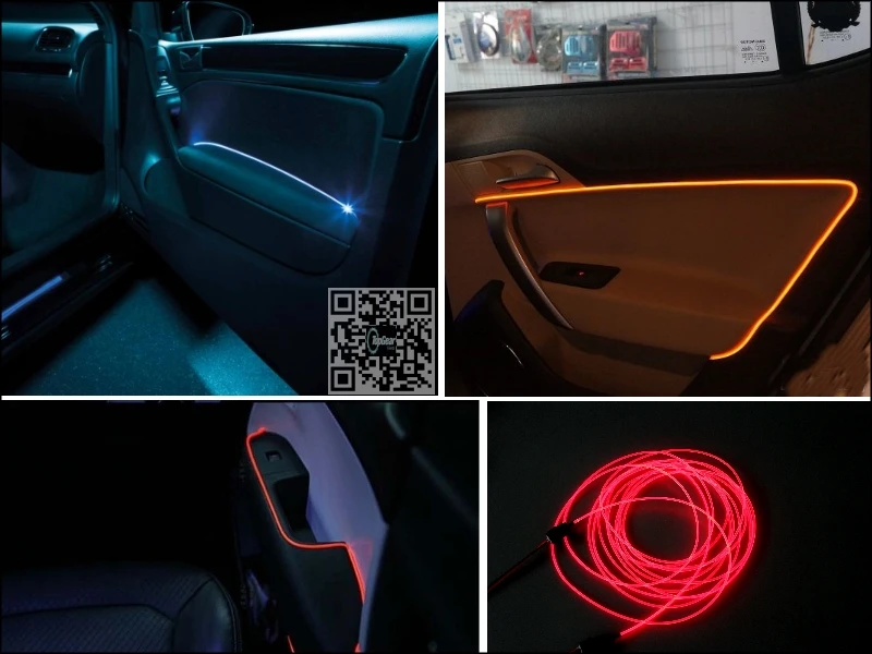 Car Atmosphere Light Fiber Optic Band For Audi A6 S6 Rs6 C6