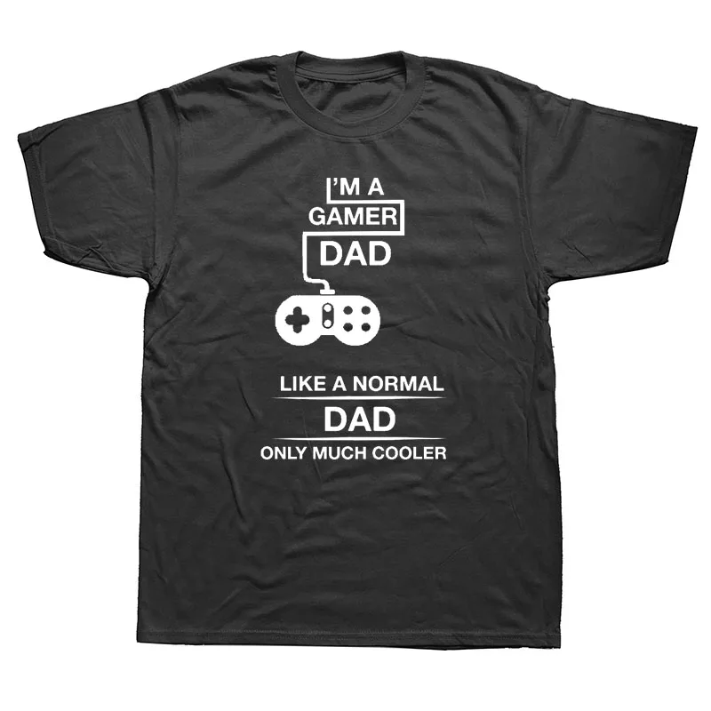 I'm A Gamer Dad Fathers Day Gift Gaming T Shirt Men Christmas Funny