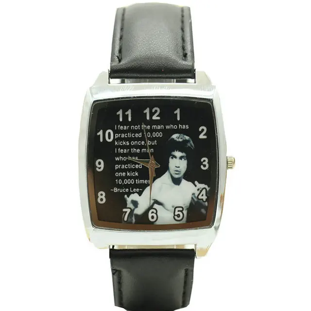 Free Shipping 2017 Bruce Lee Watch black Color Watches Fashion Man Casual Wristw Free Shipping 2017 Bruce Lee Watch black Color Watches Fashion Man Casual Wristw
