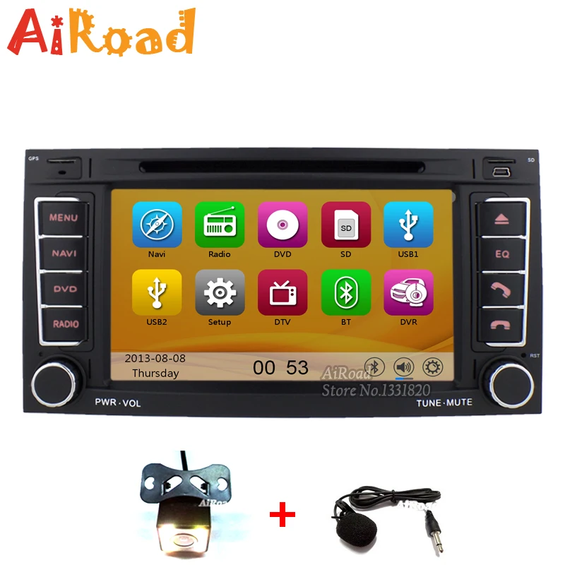 HD 1080P Car Stereo for VW Volkswagen Touareg Transporter Multivan T5