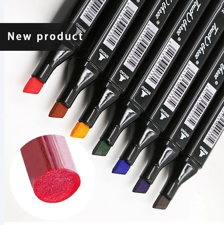 Hot Sale 168 colors Double-head Student Comic Painting Touch Quality Goods Oiliness Pen Colour art supplies marker Hot Sale 168 colors Double-head Student Comic Painting Touch Quality Goods Oiliness Pen Colour art supplies marker