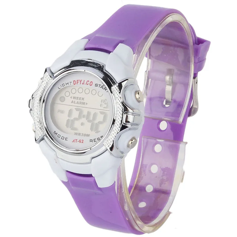 Модные женские и мужские часы, цифровой светодиодный кварцевые детские часы с будильником и датой, спортивные наручные часы F3
