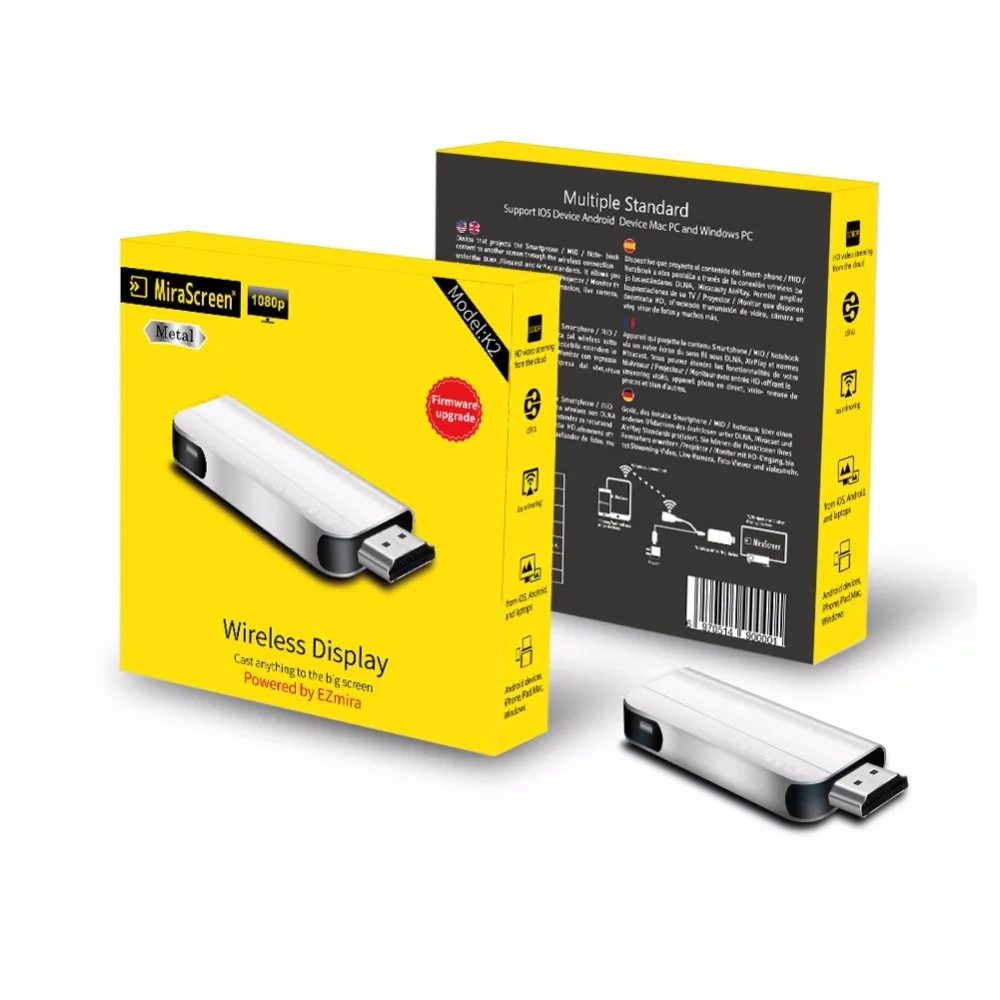 Protable Wifi TV Stick 1080P HD Wireless HDMI Dongle Display Receiver White Miracast Airplay DLNA for Smart Phone Tablet PC Protable Wifi TV Stick 1080P HD Wireless HDMI Dongle Display Receiver White Miracast Airplay DLNA for Smart Phone Tablet PC